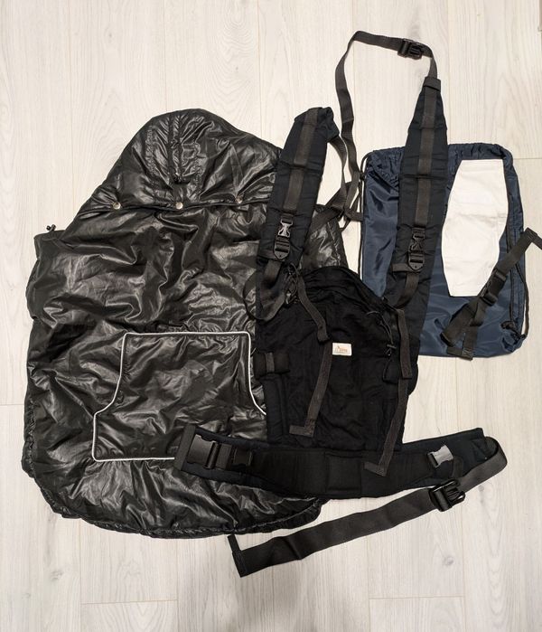 Слінг ергорюкзак Di Sling + накидка 2 в 1 Демі + Зима