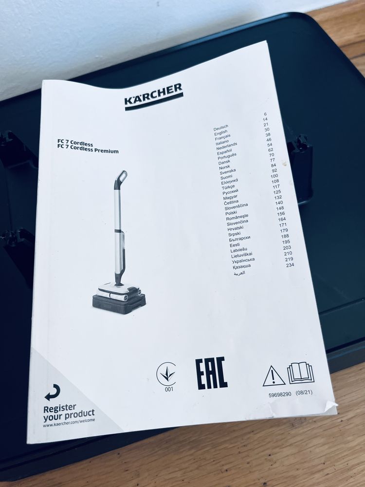 Mop elekteyczny Karcher fc 7 Cordless Premium
