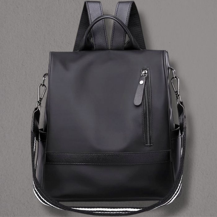 Czarny damski plecak