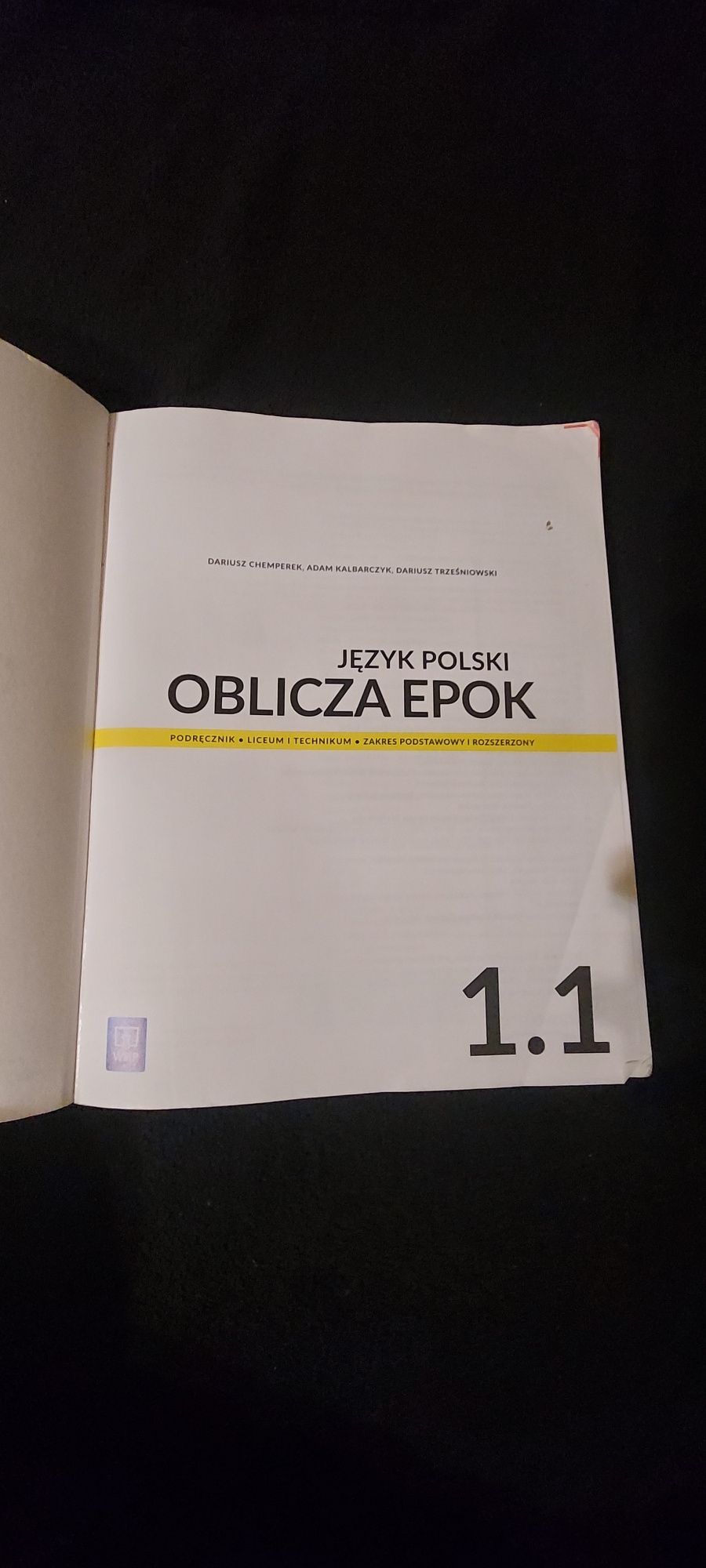 Oblicza Epok 1.1 podrecznik liceum i technikum