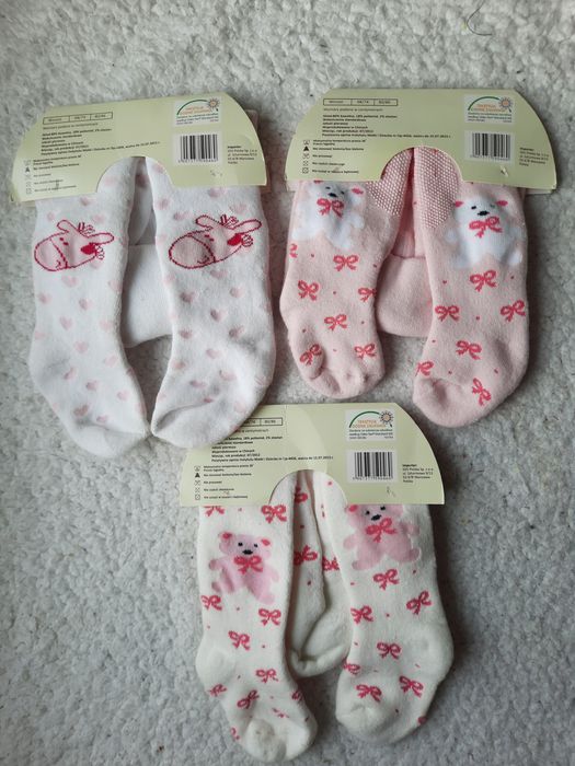 Rajstopki nowe 74/80 , 86/92 , 62/68