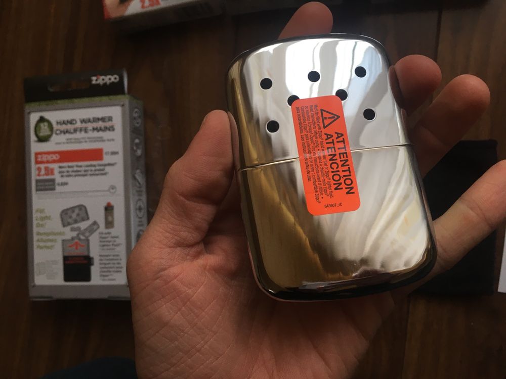 Грелка для рук Zippo Hand Warmer 12 Hours каталитическая, Silver