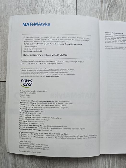 Podręcznik Matematyka 2