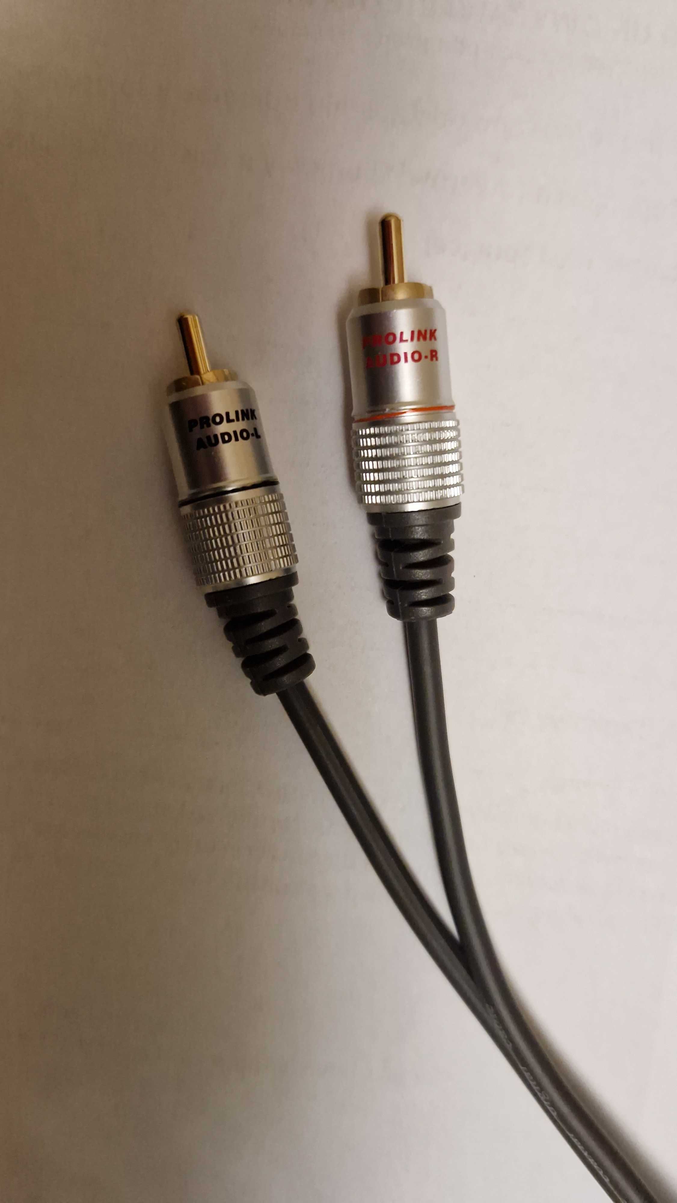 Kabel Hi-Fi PROLINK Audio OFC 2xRCA - Jack 3,5 długość 10m
