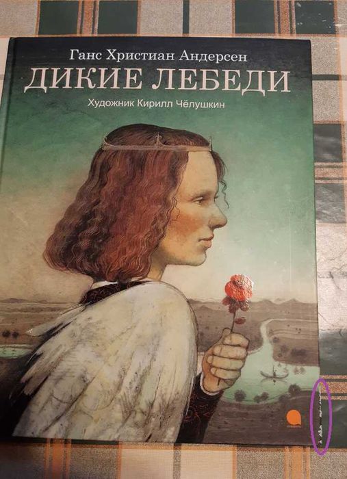 Андерсен Дикие лебеди Челушкин 13г Акварель