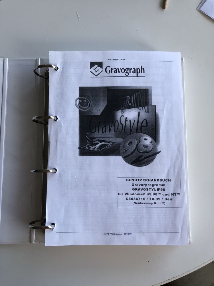 Gravograph is200 z Gravostyle 98 Graphic CAM/CAD BRAILLE!