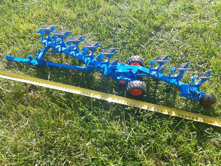 pług zabawkowy Bruder do traktorów, duży 73cm