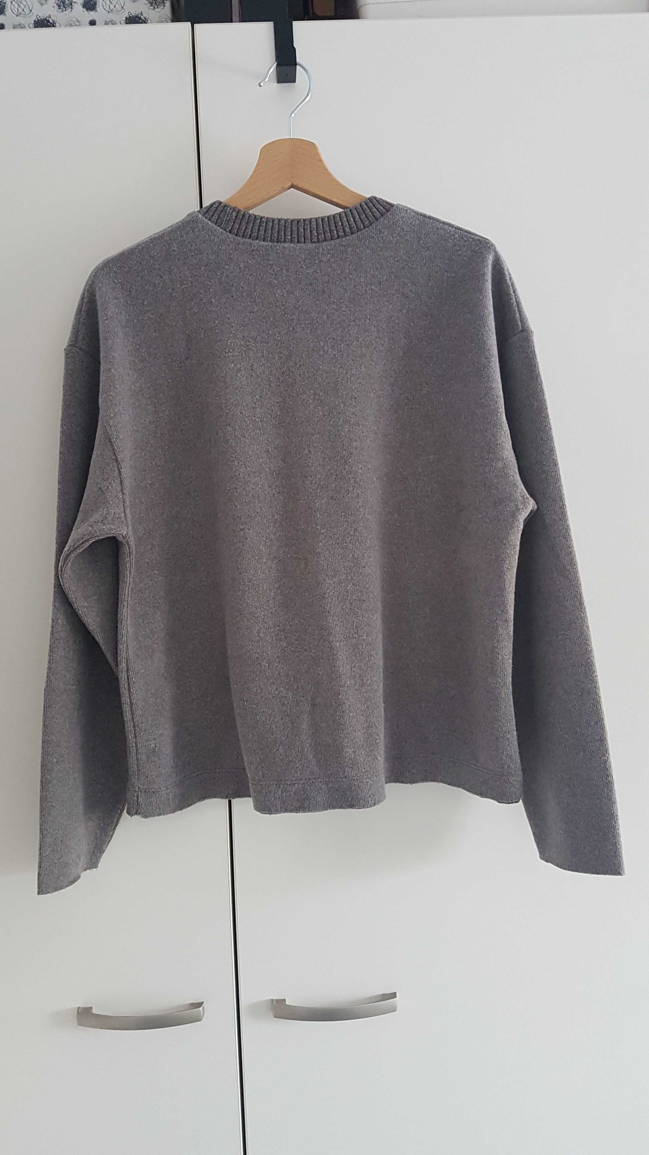 Sweter z wykończeniem soft, Zara, nowy