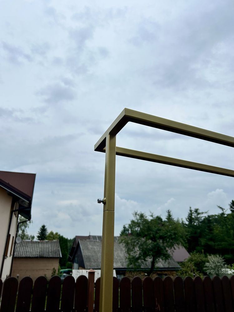 Stelaż ścianka tło skałdany z podwojną poprzeczką