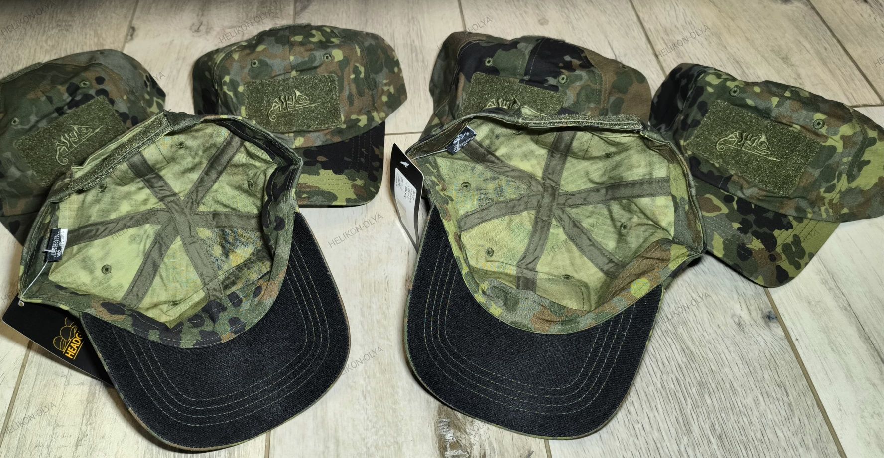 Кепка Helikon Tex Baseball Cap PolyCotton Ripstop Flecktarn бейсболка