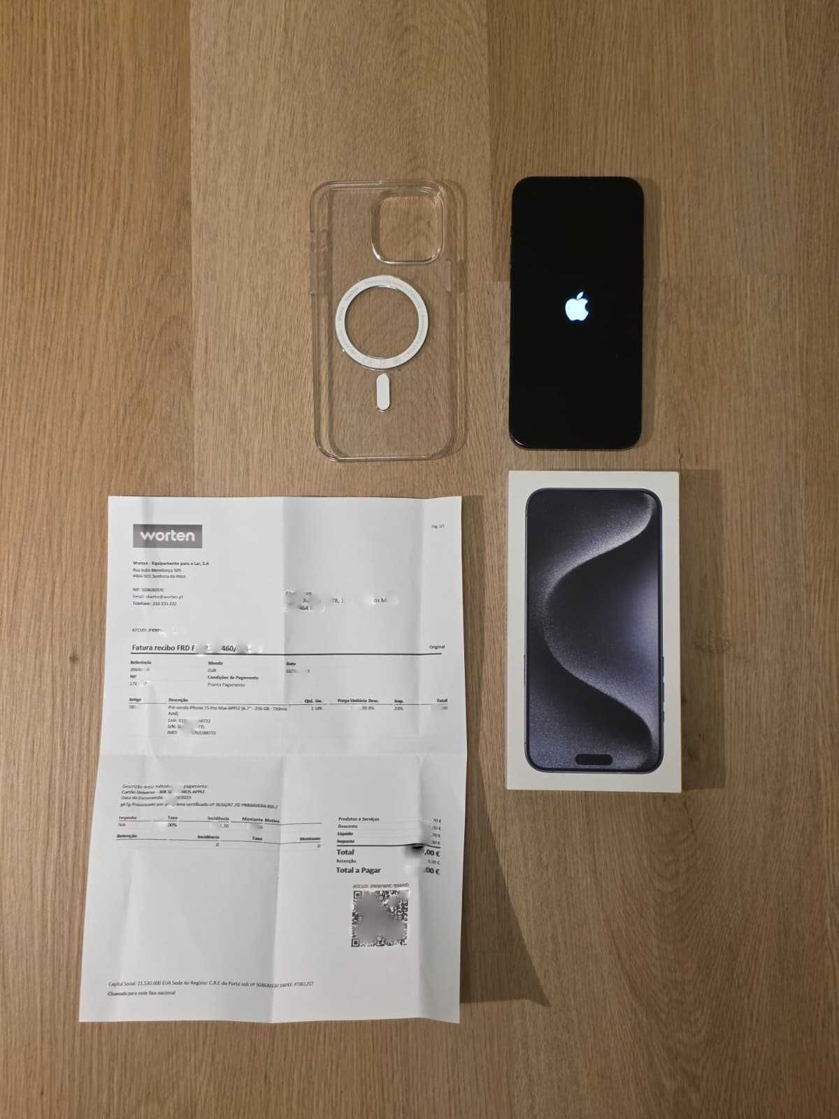 Apple iPhone 15 Pro Max 256GB como novo, com fatura e garantia