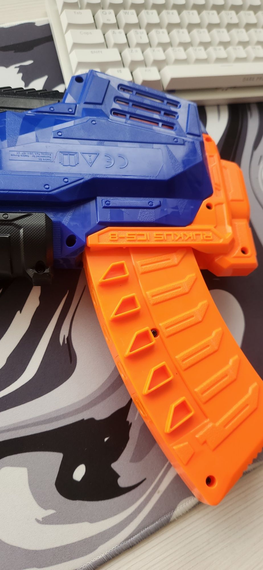 Бластер nerf elite rukkus ics-8