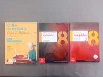 livros fichas escola  - fichas escola - 8 e 9 ano - impecaveis -