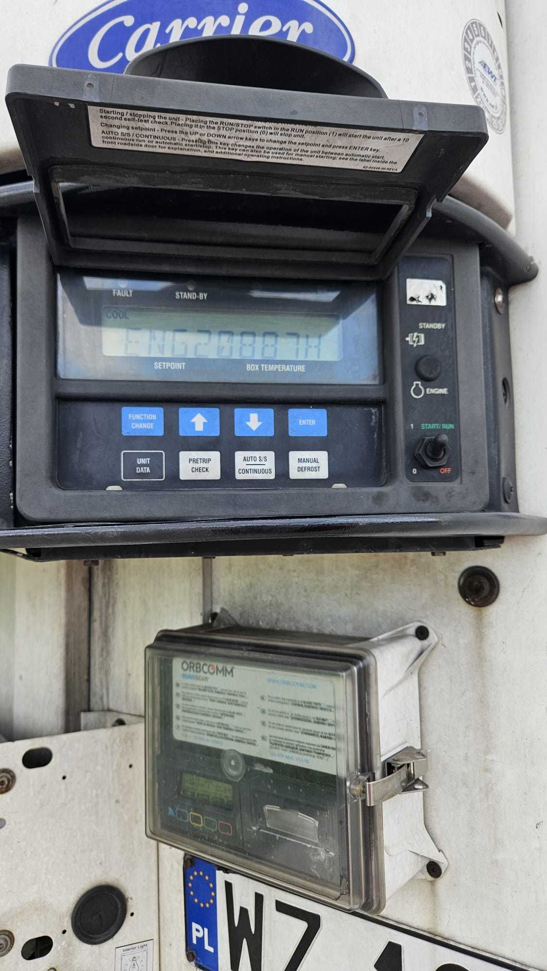 Chłodnia Schmitz Cargobull 2019 r. + agregat Carrier Maxima 1300