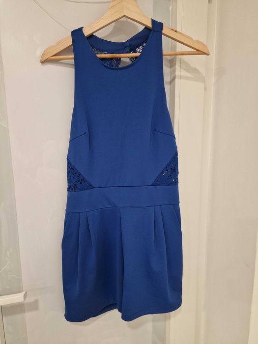 Macacão em calção azul