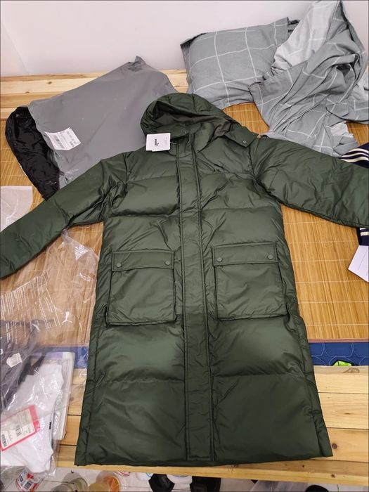 Мужской зимний длинный пуховик пальто Puma оригинал