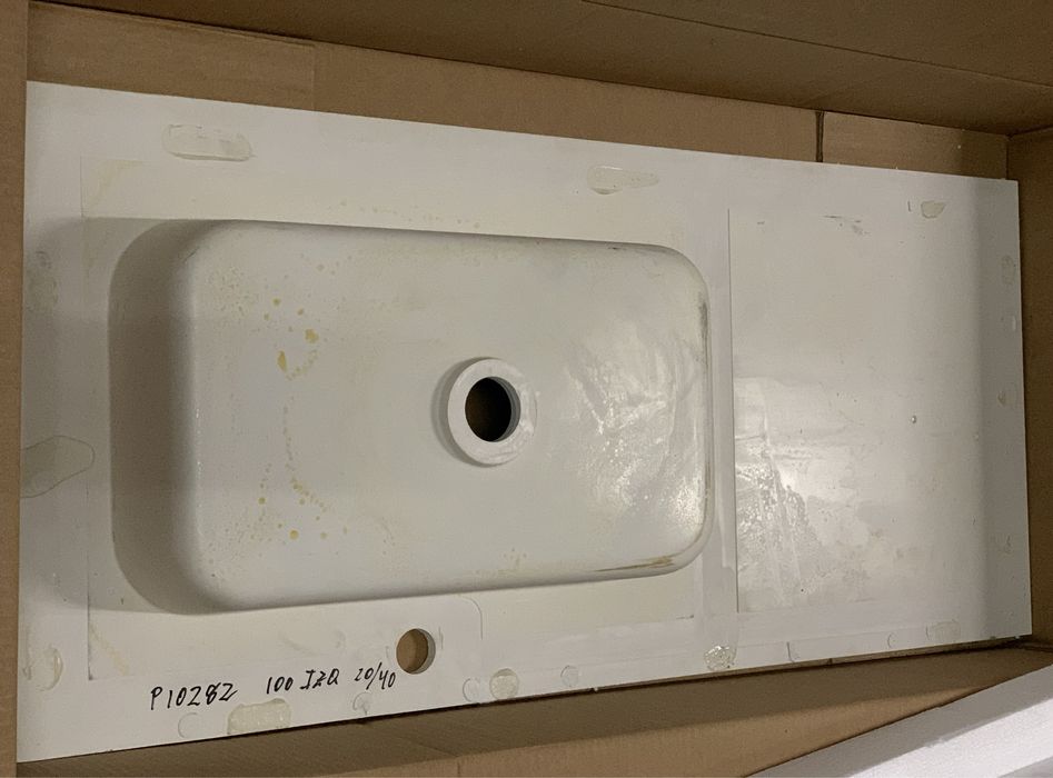 Lavatório Branco 100cm