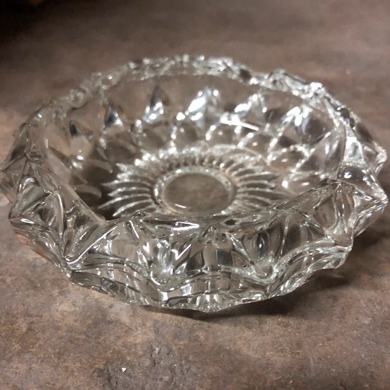 Cinzeiros vintage em vidro e cristal desde...