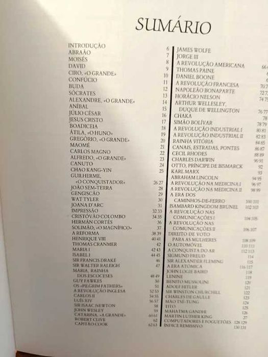 Livro: Personagens da História, Círculo de Leitores, 1989