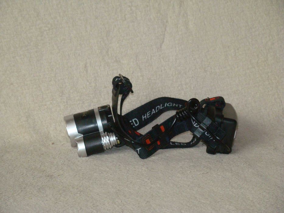 новый в упаковке мощный налобный светодиодный аккумуляторный фонарь ук