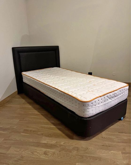 Cama Individual LUSOCOLCHÃO – 185x90cm + Encosto