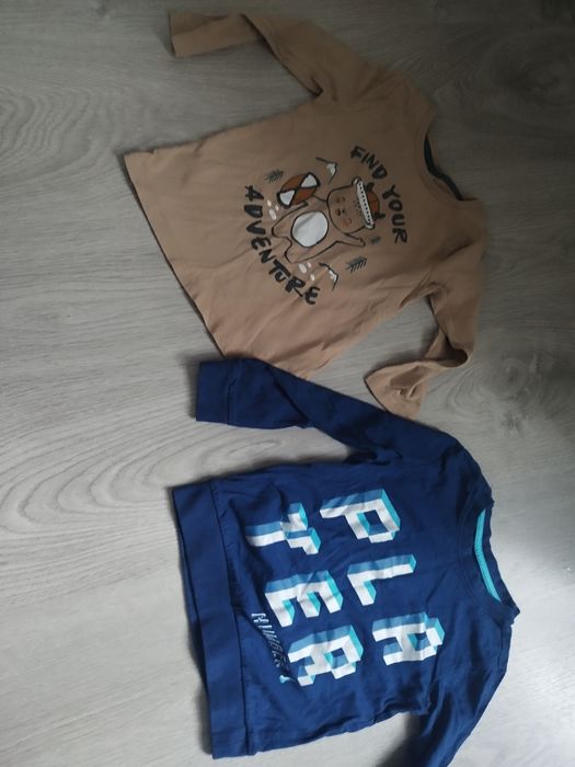 Cienkie bluzki dla chłopca 92