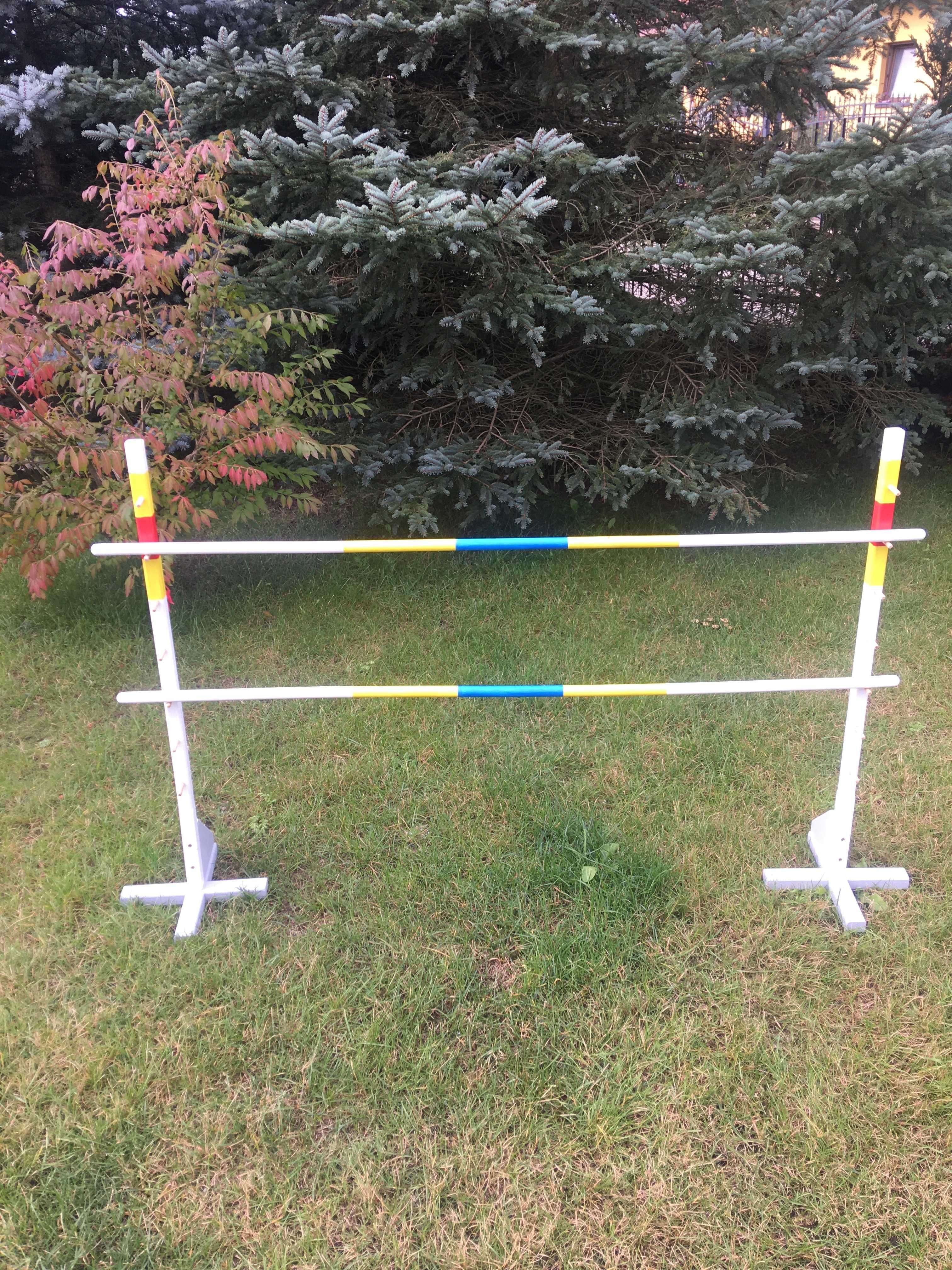 Przeszkoda Hobby Horse, 30 do 100cm stacjonata, krzyżak i 2 poprzeczki