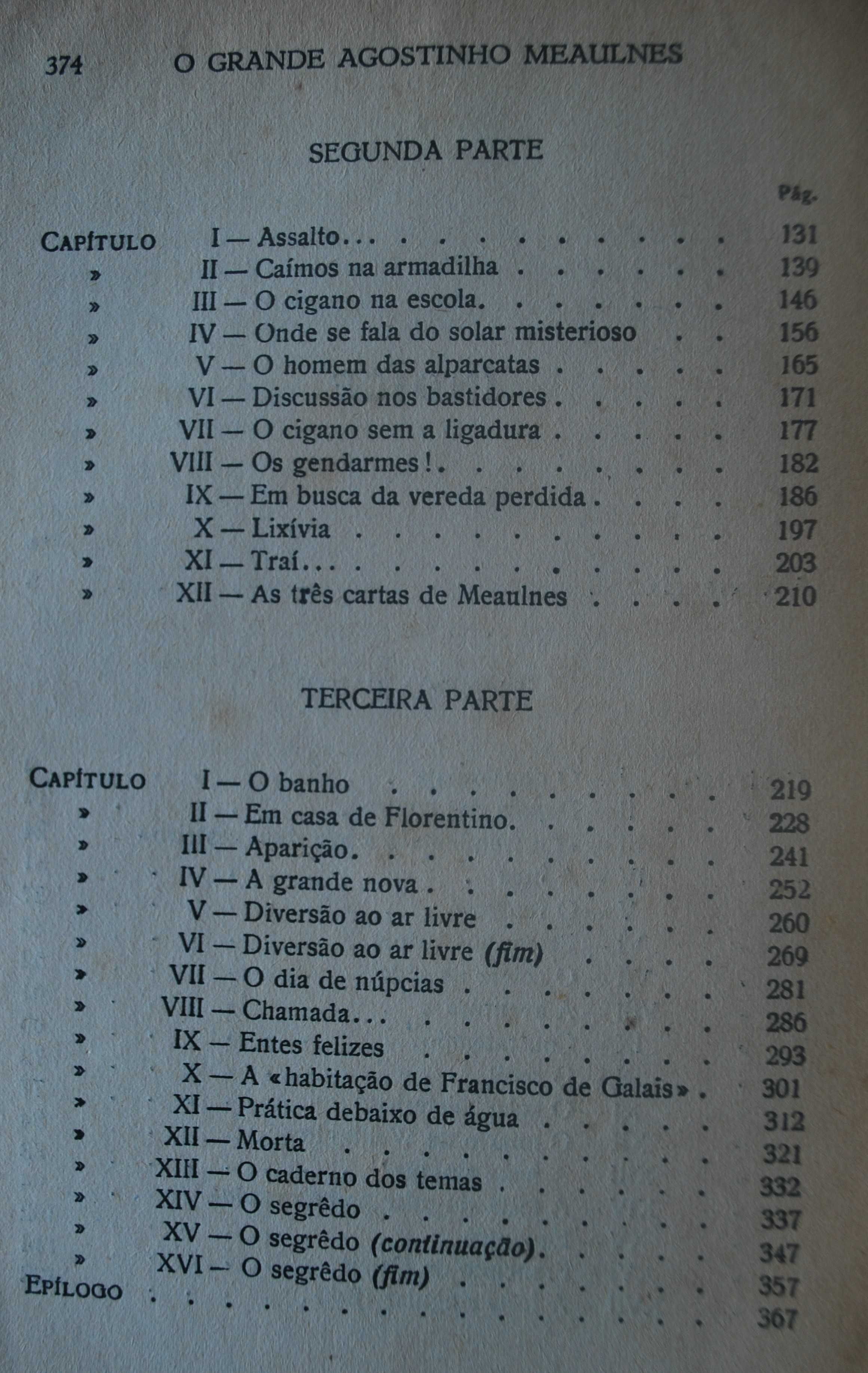 O Grande Meaulnes de Alain-Fournier - 1ª Edição1939