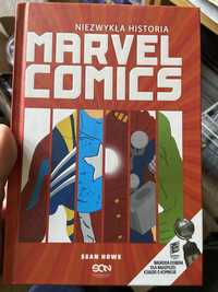 Marvel Comics ksiazka niezwykla historia bohaterow - nowa