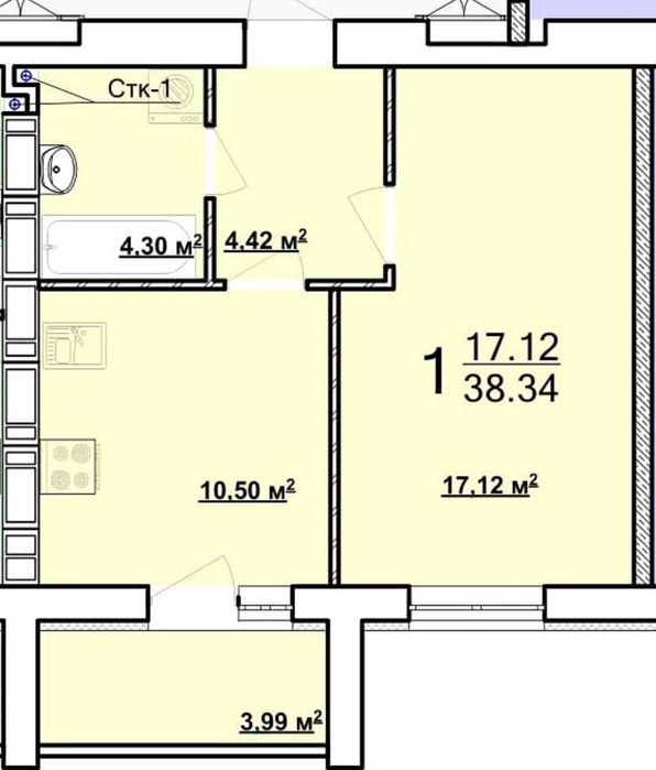23000 ЖК Мира 3 Под программы Продам 1 комнатную квартиру 4 эт!AS