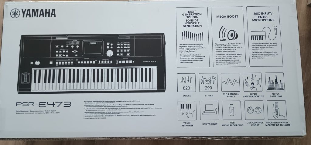 Sprzedam keyboard Yamaha PSR-E473