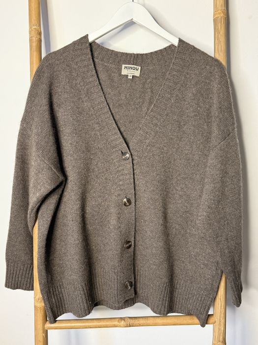 Kardigan 100% Kaszmir MINOU CASHMERE r. L/XL