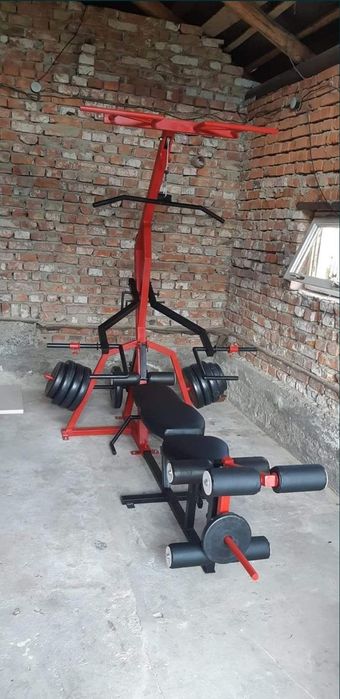 Універсальний спортивний тренажер для всього тіла + 85 кг ваги