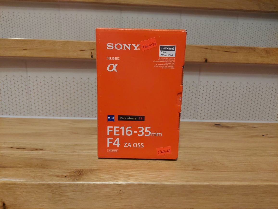 Obiektyw Sony FE 16-35 mm f/4 Zeiss Vario-Tessar T* ZA OSS SEL1635Z