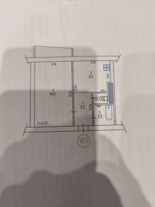 Продам однокімнатну квартиру в місті Лозова, на 4 ому мікрорайоні в 9