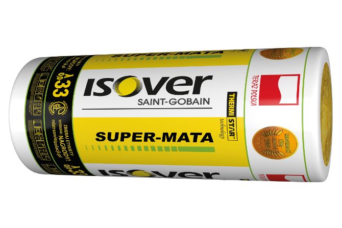 WEŁNA mineralna ISOVER Super-Mata 033 18cm, transport cały kraj!