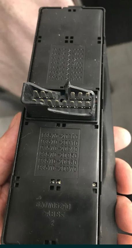 Comando vidros elétricos