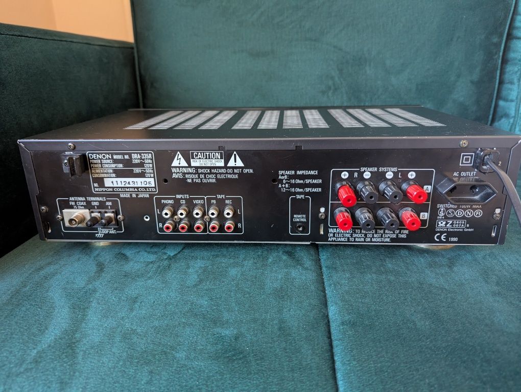 Amplituner/wzmacniacz Denon DRA335R z pilotem