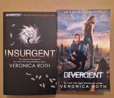 Livros "Divergent" e "Insurgent"