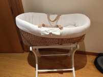 Berço de palhinha para bebe