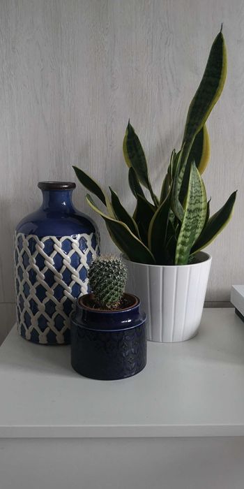 Granatowy niebieski wazon morski marynistyczny hampton