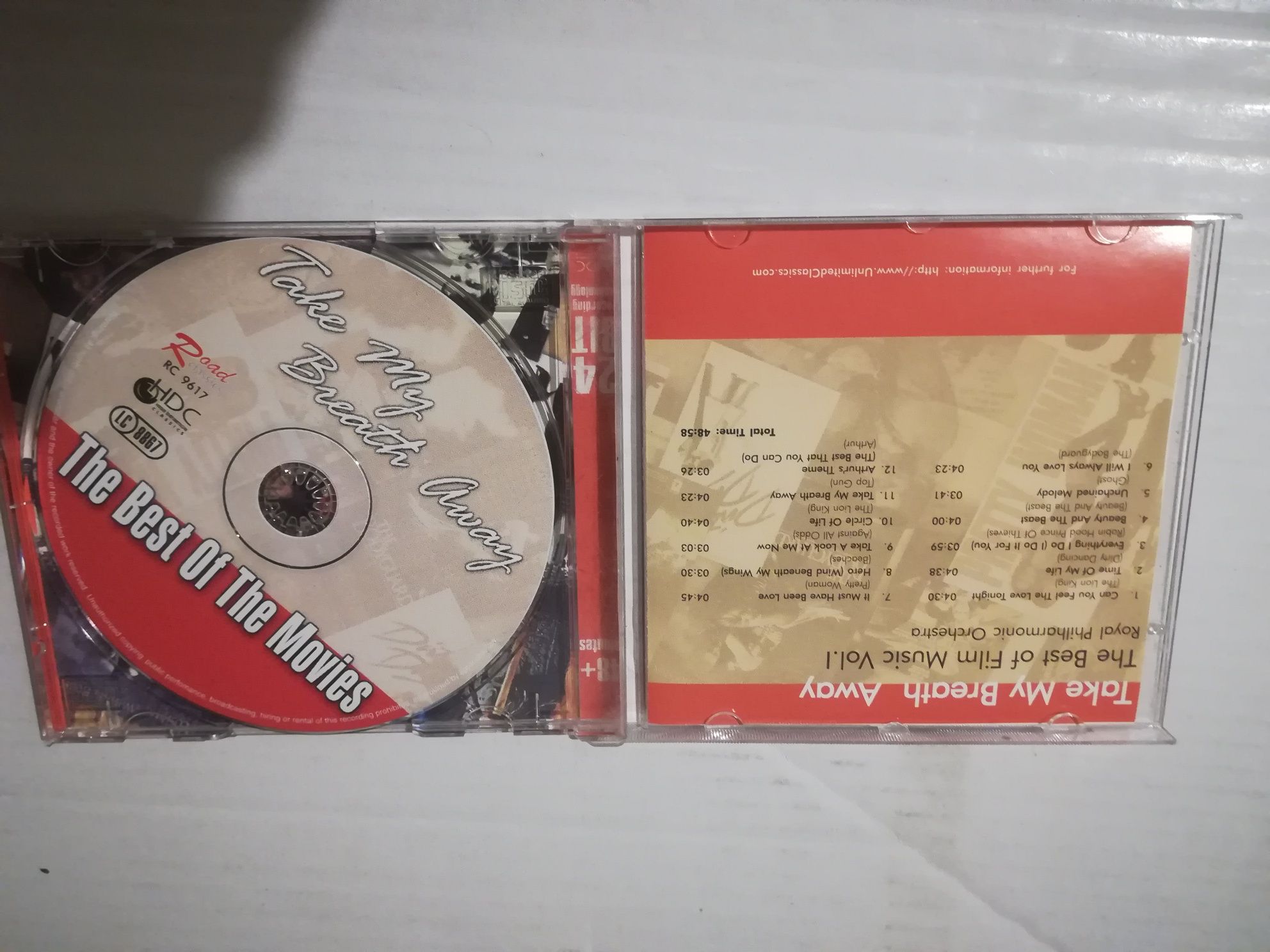 Płyta CD muzyka filmowa