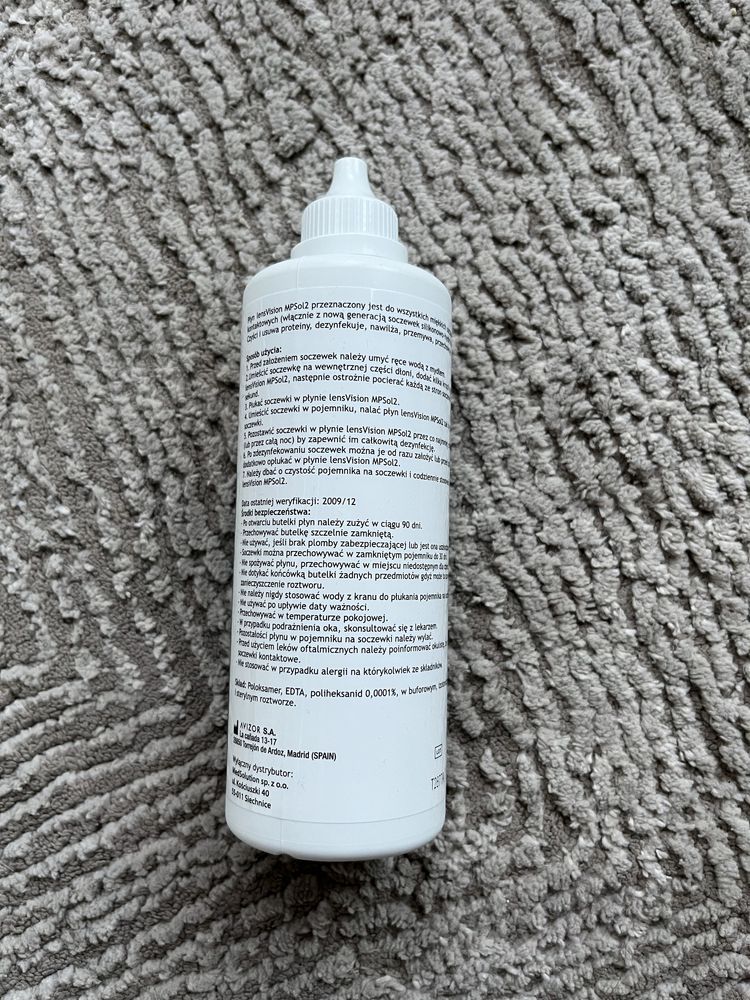 Lens vision MPSol2 płyn do soczewek kontaktowych 360 ml