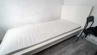 Używane łóżko z materacem MALM IKEA Stan Bardzo Dobry 90x200