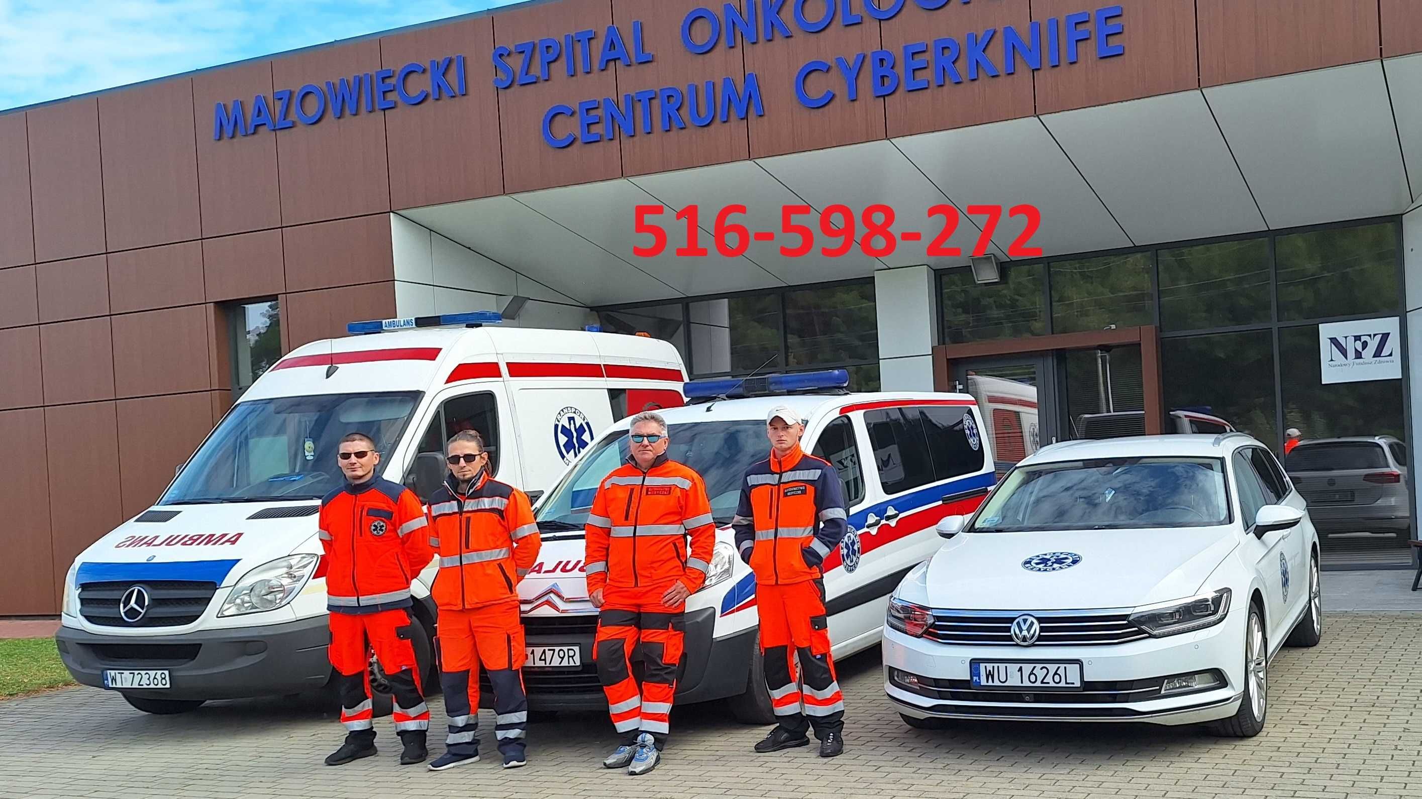 Transport Chorych. Ambulans. Karetka. Przewozy Sanitarne, Medyczne.