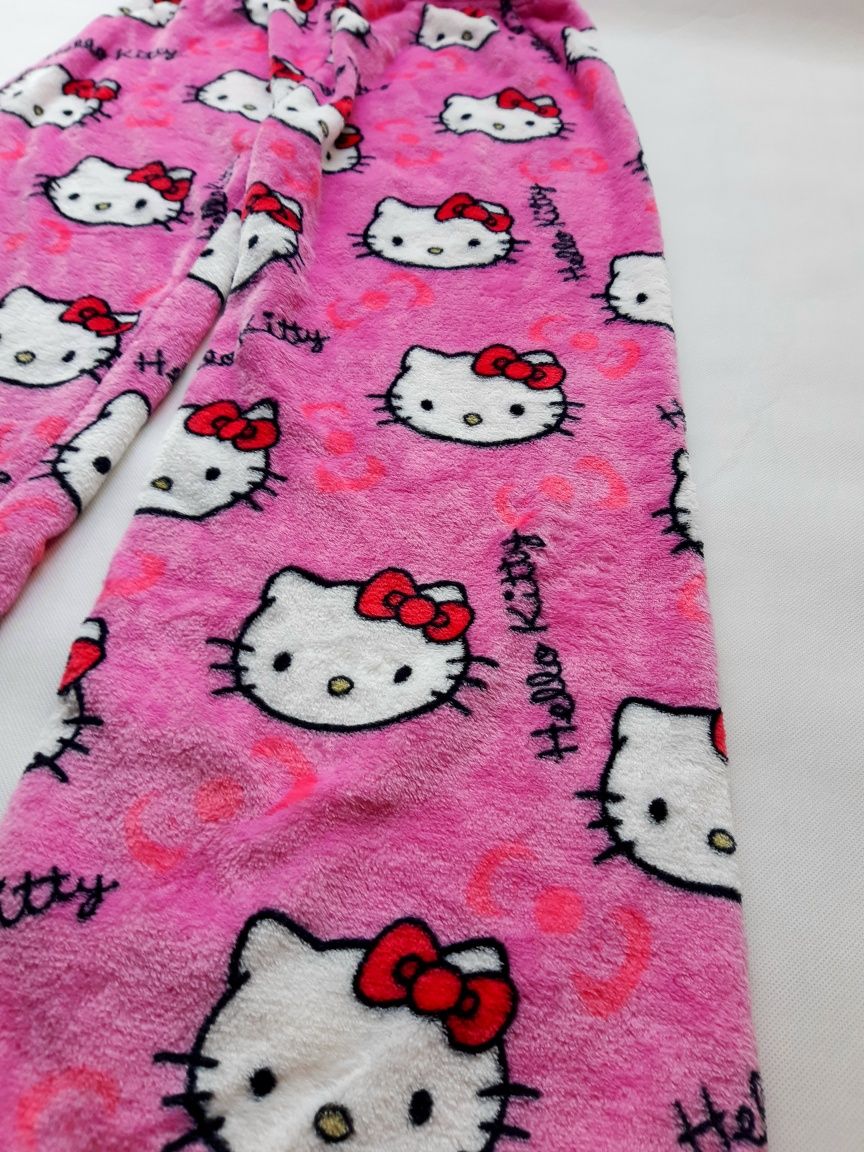 Nowe spodnie Hello Kitty pluszowe (różne kolory)