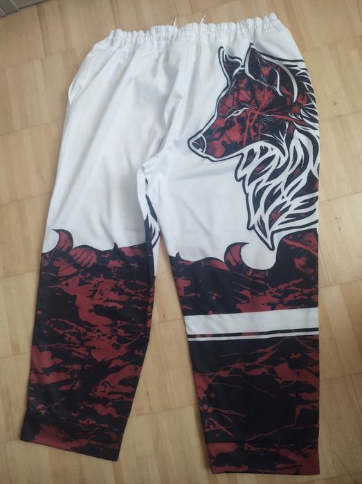 The Wolf spodnie męskie dresy rap hip-hop 6xl