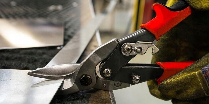Nożyce Ręczne Do Cięcia Blachy 10'' Lewe Proste Prawe Zestaw Nożyc Ręc