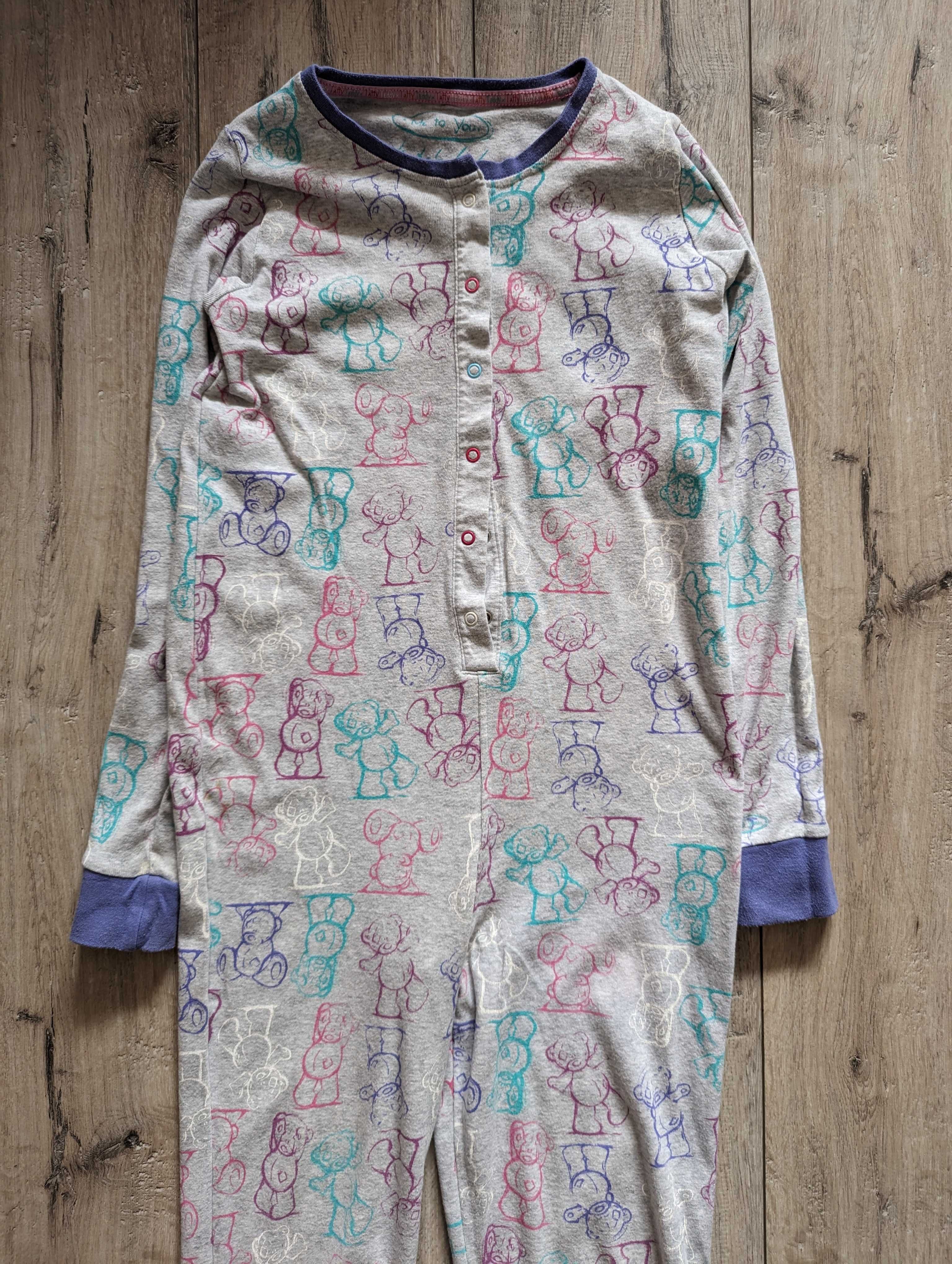 Сдельная хлопковая пижама  слип M&S 11-12 лет 152 см на девочку