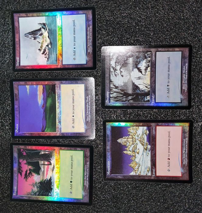 Lands Promo ‘Arena League 2001’ Magic MTG – Série Completa